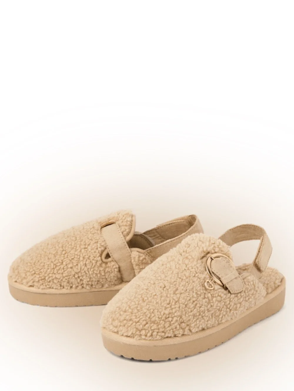 The Children’s Place Heart Charm Teddy Slip Ons